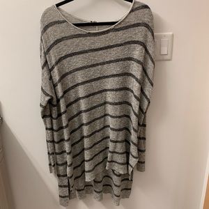 Free People Oversized Tunic Length Sweater